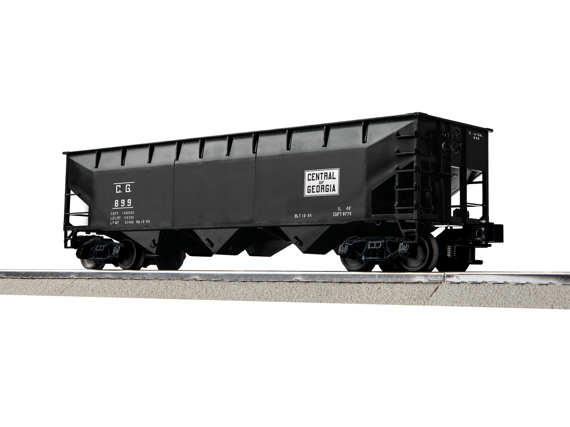Central of Georgia 3 Bay AAR Hopper #899